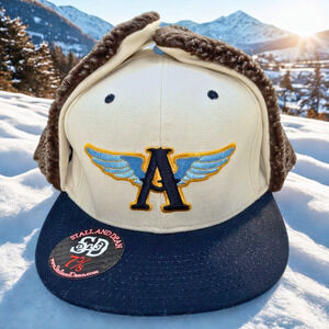 Stall & Dean Aviator Bomber Ear Flap Hat NWT Sz 7 5/8 Winter Cap